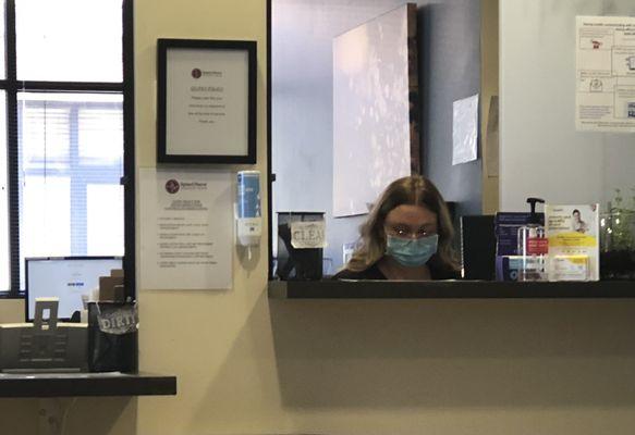 Ashley. Office Manager ignoring me.