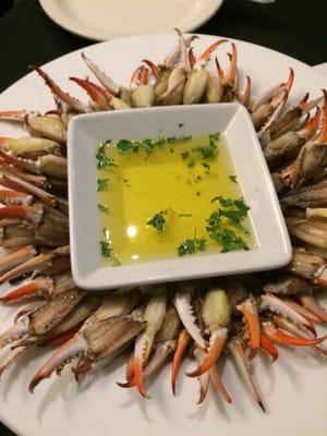 Blue crab fingers appetizers