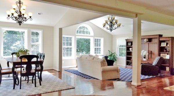 Bring your family together in an open floor plan that showcases your home for all to see. Increased light and community is a bonus.