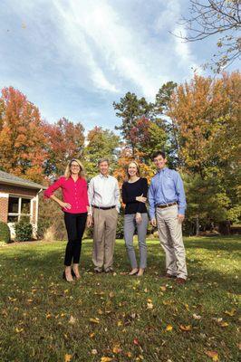 (Left to right) Drs. Mitchell, Burns, Bell and Bartlett
