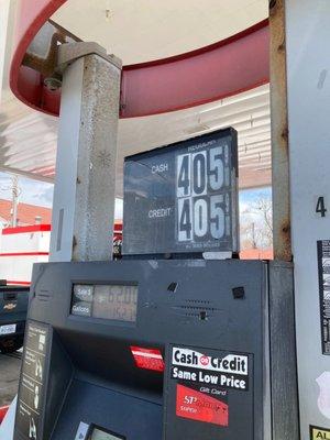 Not too bad considering what Biden 's doing to us