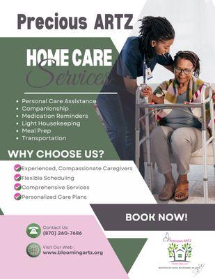 Precious Artz Home Care