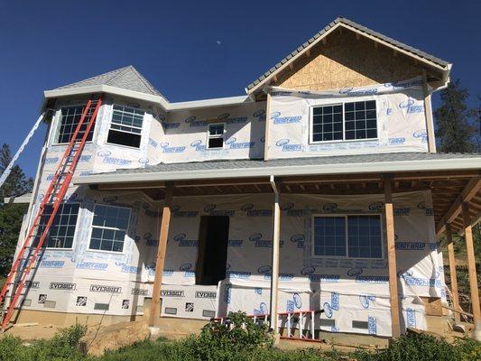 New gutters on new construction!