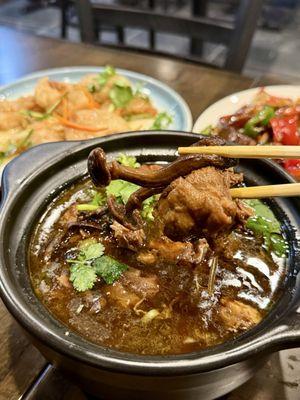 Chicken and mushroom