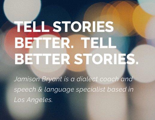 Jamison Bryant Dialect Coaching