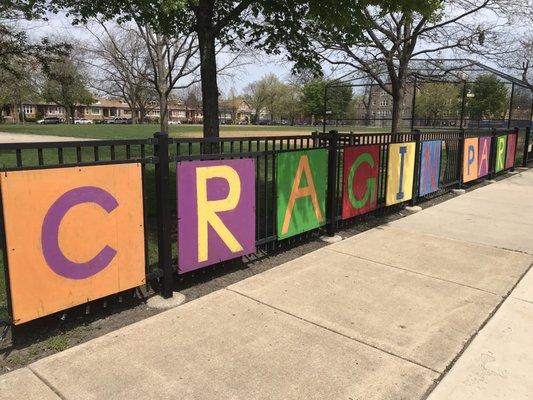 Cragin Park's Colorful Banner