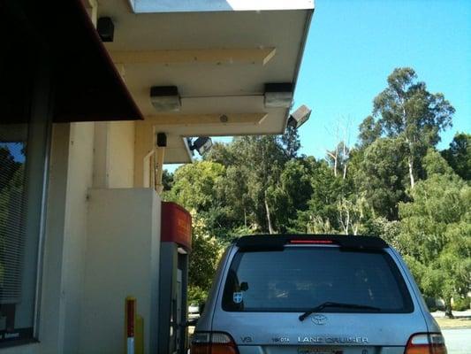 Drive thru banking!
