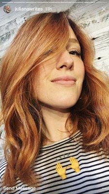 Redheads. Maybe she's born with it maybe not.