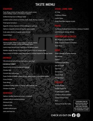Taste Menu