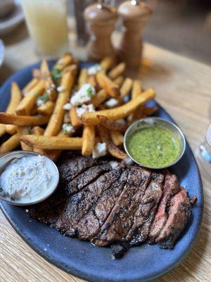 Shawarma-Spiced Prime Skirt Steak Frites