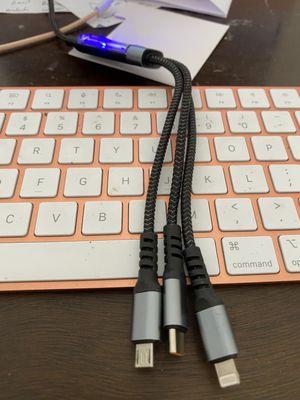 Here's the Plug in at One End and on the Other is for Three, as You can See.