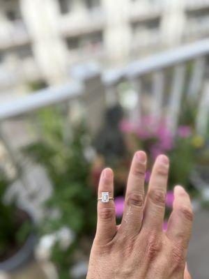 3.01 e vvs2 carat emerald cut
