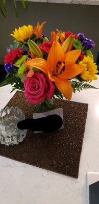 "Floral Embrace" bouquet from 1-800 Flowers beautifully fulfilled by Century Floral.
