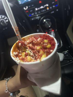 Elote en vaso!