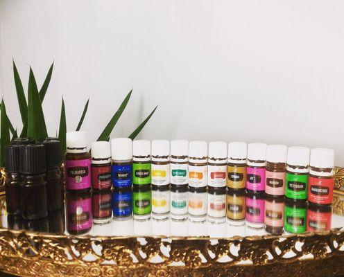 Allergies, headaches, anxiety, tummy trouble? Come in and create your own blend! We have many more oils to choose from.
