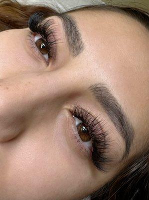 Hybrid Eyelash extention