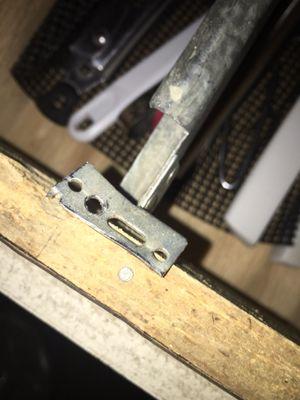 Maintenance "trying" to fix my drawer.