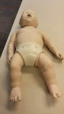 CPR, first aid and AED training is available on infants and adult manequins.