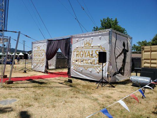 Alameda County Fair setup