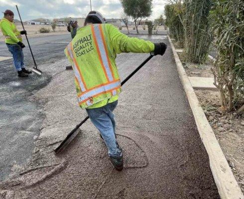 Asphalt quality coat