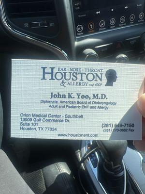 Houston Ear, Nose, Throat & Allergy Clinic