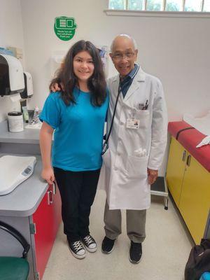 My daughter's last visit in 2023. We miss you Doc! (And your staff as well.) With love, Michelle & Maya Lisa Acevedo