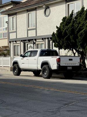 2019 Tacoma - Icon coilovers, upper control arms, leafs - Falken AT4 - cab mount chop