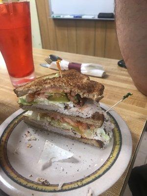 Turkey club was really good. Ashley was a very pleasant waitress. Will definitely done here again!