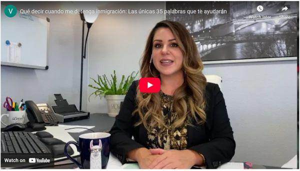 Visit YouTube @abogadaenlaplaya