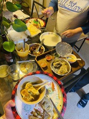 Chicken C Momo Vegetable Jhol MoMo