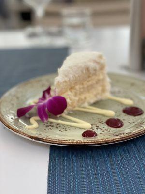Famous Halekulanis Signature Coconut Cake
