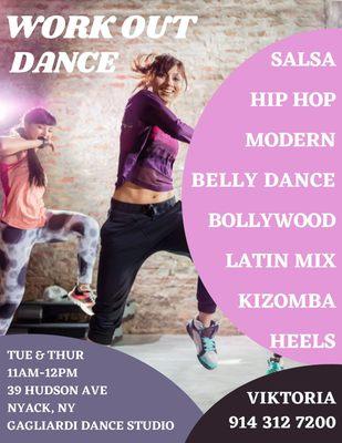 Work/Out Dance Classes