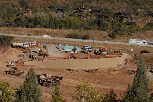 Discovery wall construction, Summit County