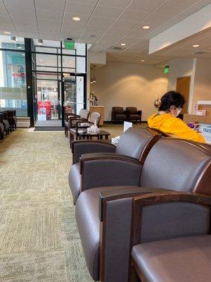 Empty waiting room worries me about their quality of care.