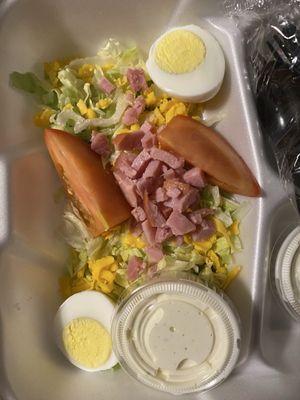 This is supposed to be a half chef salad.