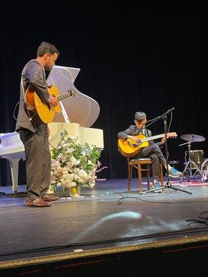 Guitarist at Gala Spring Recitals