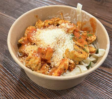 Fettuccine Alfredo With Chicken