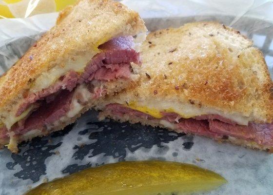 Delicious Hot Corned Beef was the second part of the Soup & Sandwich Combo.