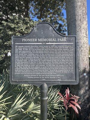 Pioneer Memorial Park