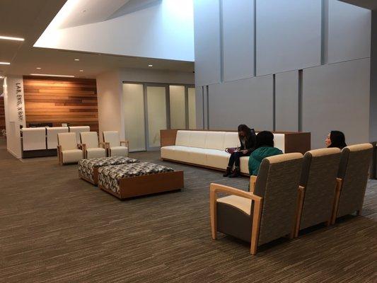 Nice waiting room area