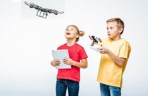 kids learn drone programming