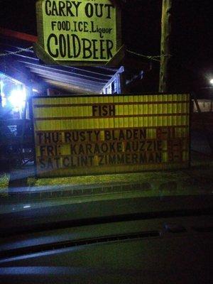 Fish. Just in case you're Catholic.