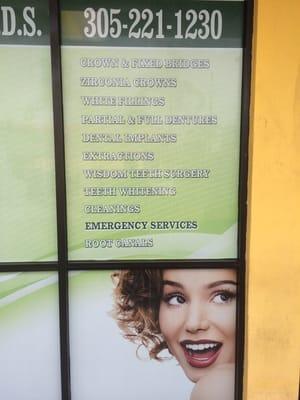 Services they offer, crown & fixed bridges, zirconia crowns, fillings, dentures, dental implants, teeth whitening, cleanings.