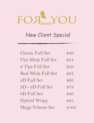 New Client Special Limited time only!