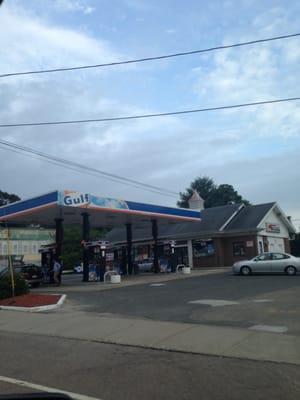 Franklin Gulf -- 2 Summer Street, Franklin Station & Storefront