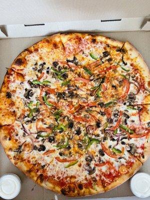 18" Vegetarian Pizza!!