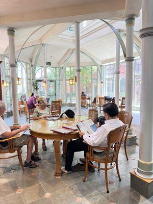 The gazebo-esque room that I adore