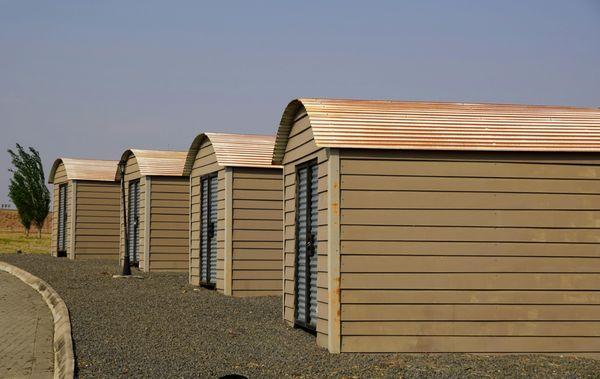 Wood and metal storage sheds
