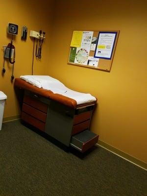Nice clean lil exam rooms