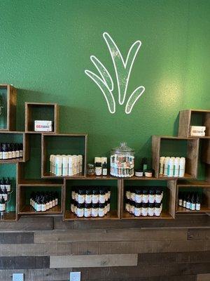 A variety of CBD products!